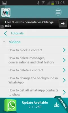 Update WhatsApp android App screenshot 2